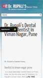 Mobile Screenshot of drrupalisdentalclinic.com